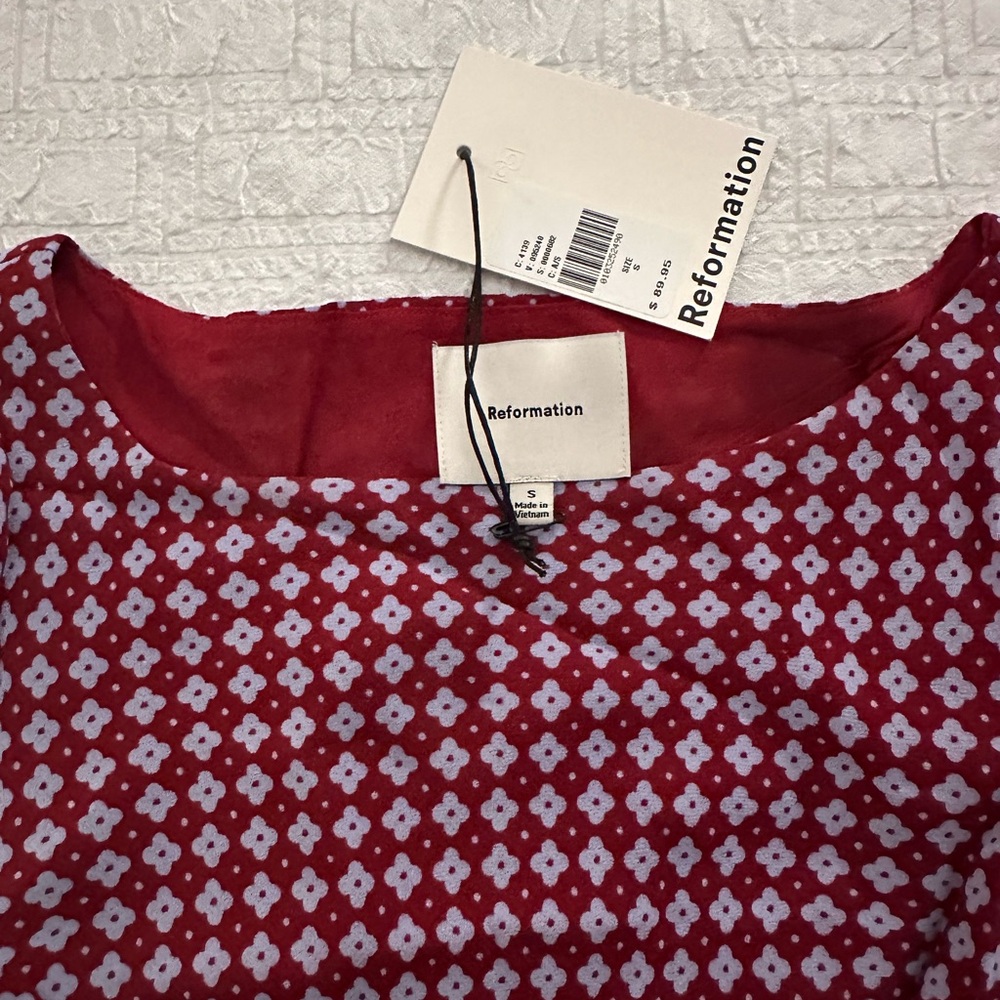 NWT Reformation Dale Mini Dress - Picture 2 of 3